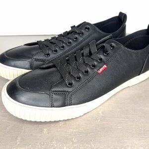 Levi's Men's Shoes Anikin NL Lace-Up Sneakers Black Putty Size 12 Width M NEW